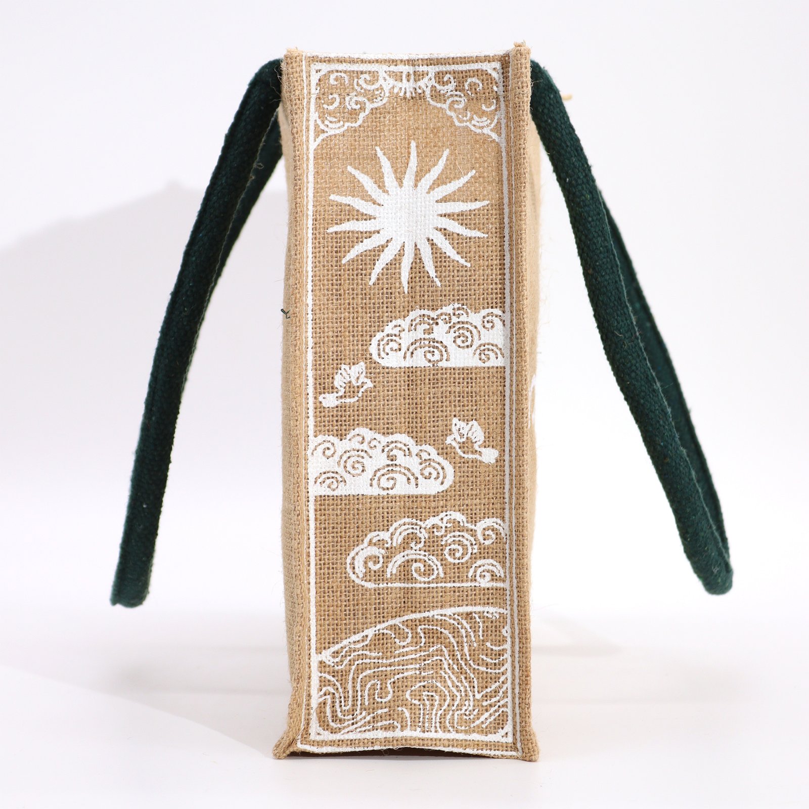 Bolsa grande de yute I am brigth - Imagen 2