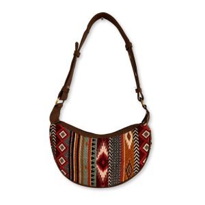 bolso hobo jacquard tonos marrones
