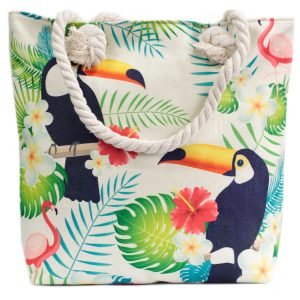 bolso shopper algodon tucanes