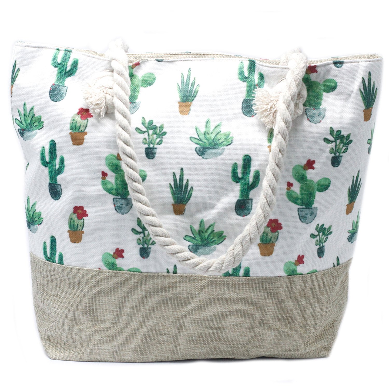 bolso shopper de algodon cactus