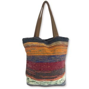 bolso tapetes reciclados multicolor