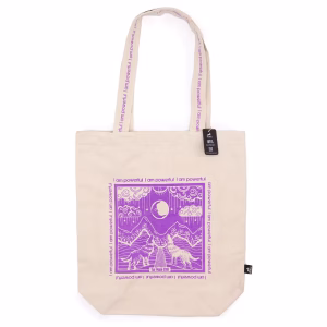 Bolsa tote bag algodón Hop Hare - Poderosa