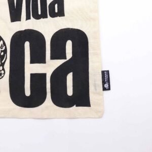 Bolso B&aacute;sico Ic&oacute;nico - Mi Vida Loca - (40x36cm) - Natural 4oz
