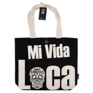 Bolso Básico Icónico - Mi Vida Loca - Negro natural 10 oz (36 x 43 x 10 cm)