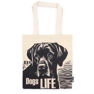 Bolso Básico Icónico - Vida de Perro - (40x36cm) - Natural 4oz