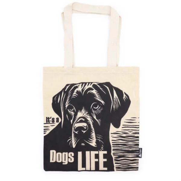 tote bag algodon perro
