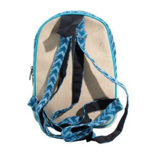 Mochila mediana de Katmandú – Diseño de Dhaka (30x21x9cm) - Sundara Oriental