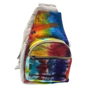 Bolso bandolera de cáñamo Tiedye - Sundara Oriental
