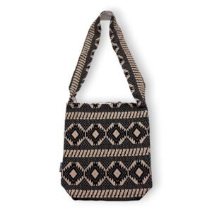 Bolsos Jacquard Naturales &ndash; Telar del Desierto &ndash; Bolso Tote N&oacute;mada - Sundara Oriental