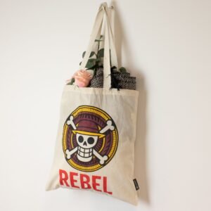 Nomad Sari Icónico Básico Bolso Tote - REBEL - Natural 4oz