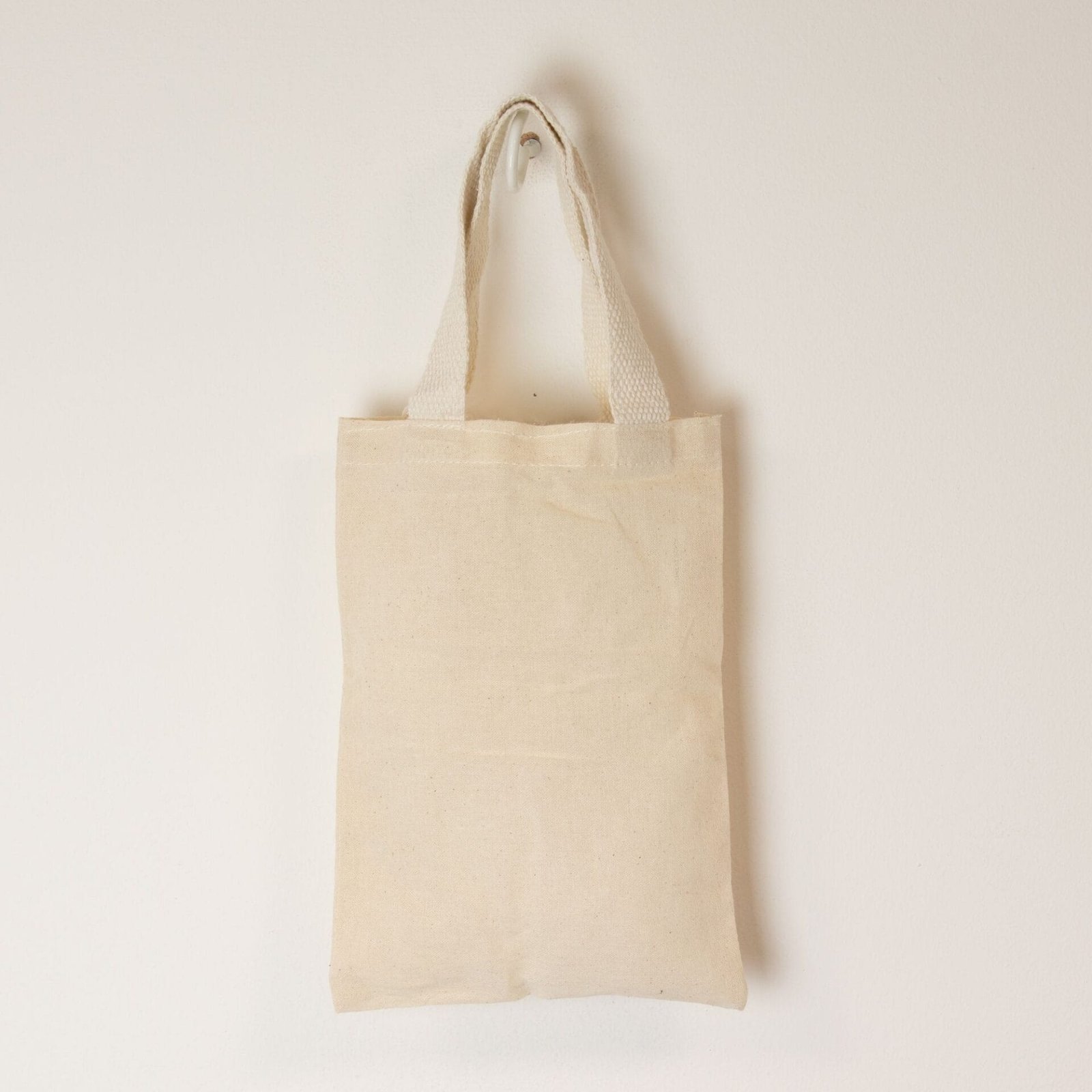 Nomad Sari Icónica Bolsa Tote de Regalo Mini - Sin impresión- (25x18cm) - Natural 4oz
