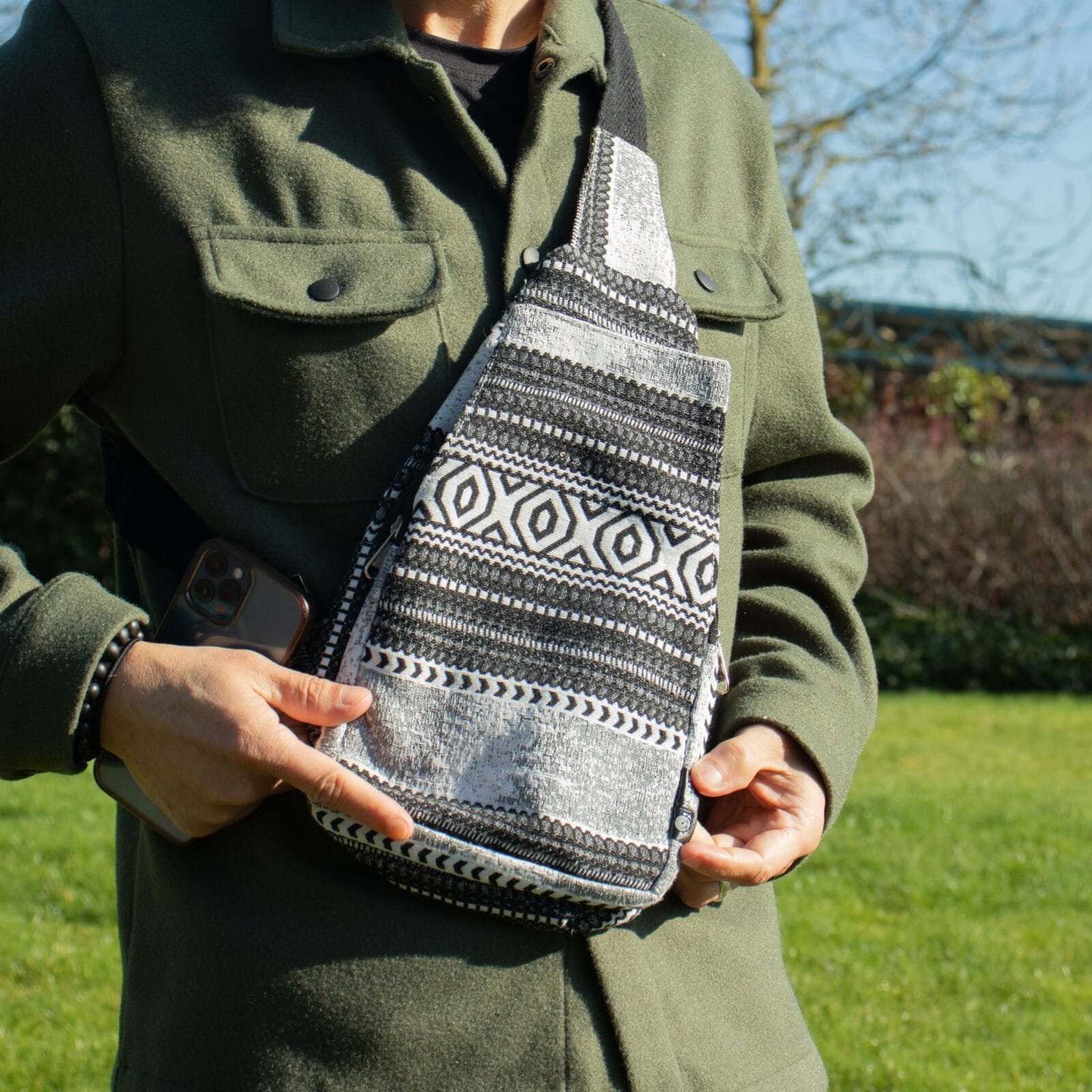 Bolsas de Jacquard Natural - Caravana Urbana - Bolso Cruzado - imagen 9 - Sundara Oriental