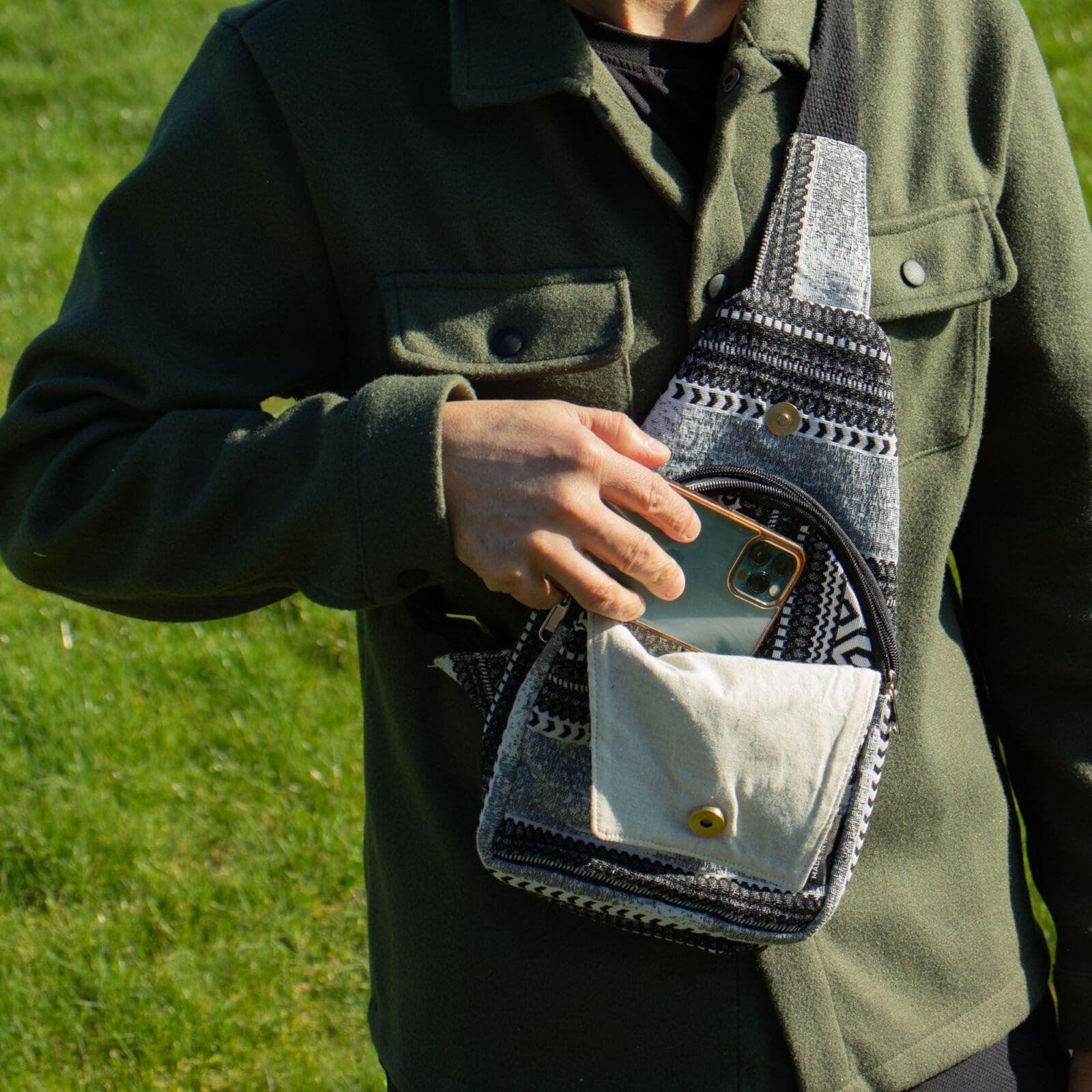 Bolsas de Jacquard Natural - Caravana Urbana - Bolso Cruzado - imagen 7 - Sundara Oriental