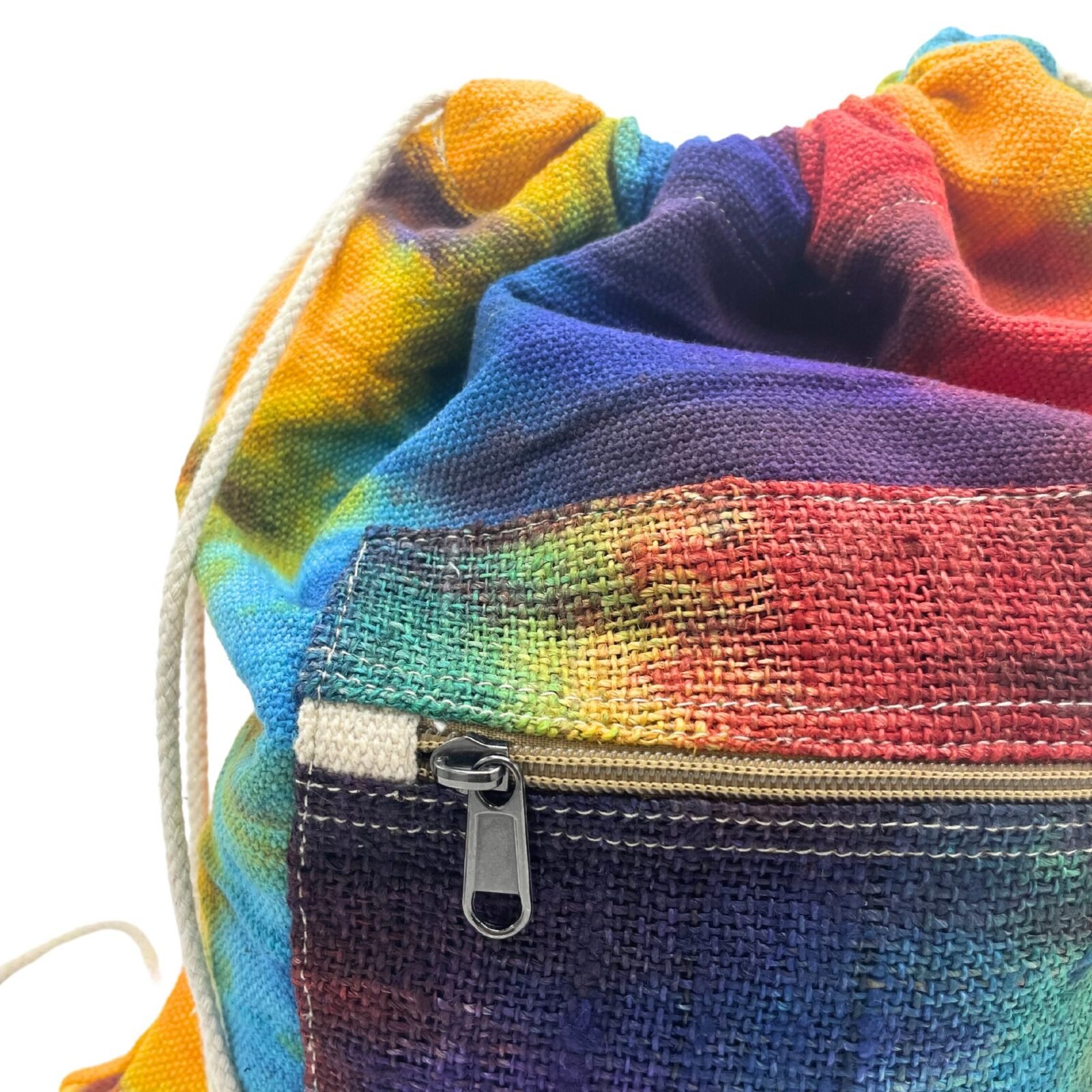 Bolso de Cáñamo Tie-Dye con Asa de Cuerda - imagen 2 - Sundara Oriental