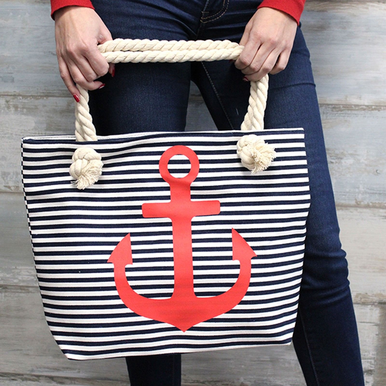 Bolso Shopper de Cuerda, Estampado Piñas Tropicales - imagen 2 - Sundara Oriental