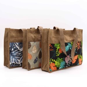 Bolsa de la Compra Estampado Tropical, Diseño Surtido - Sundara Oriental