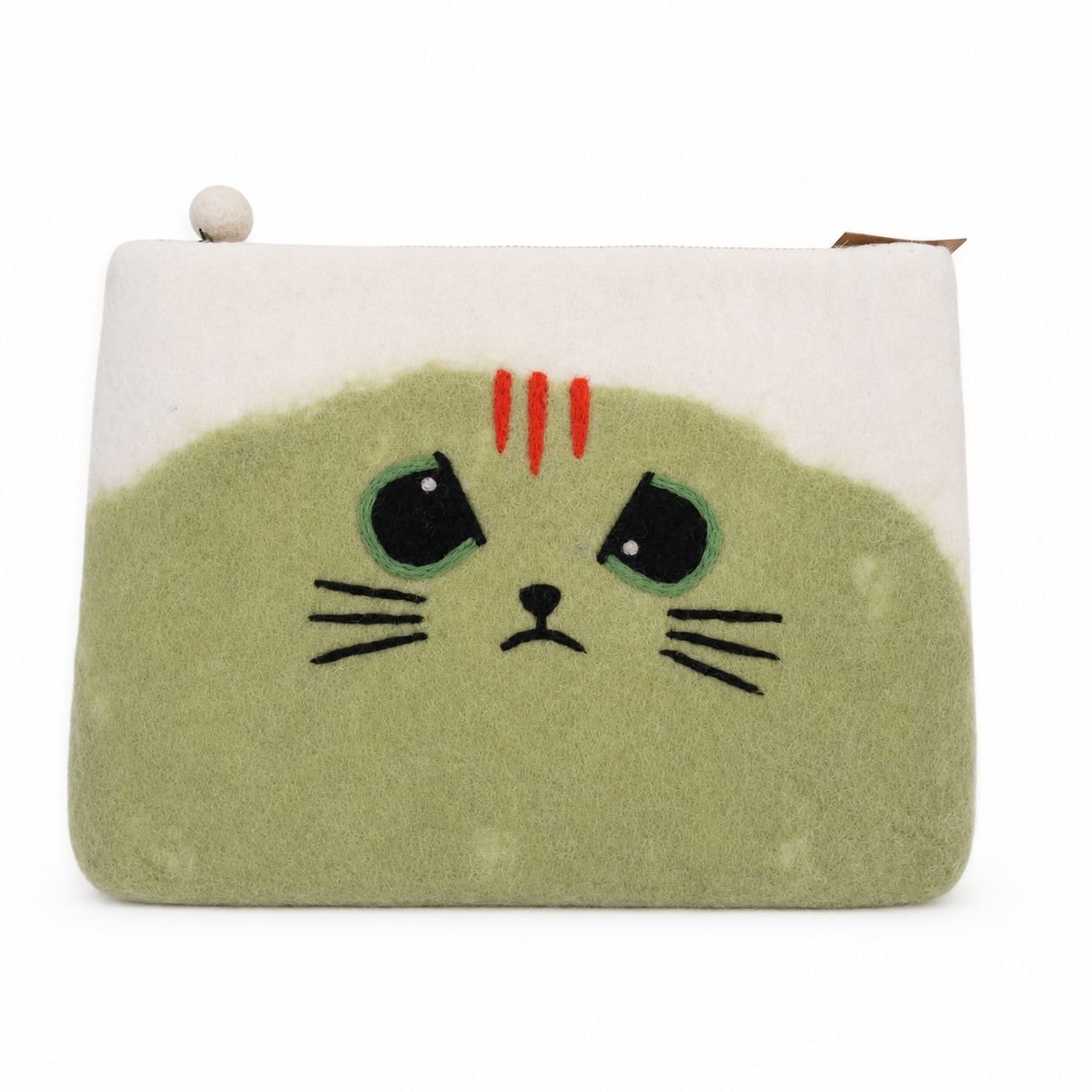 Funda de fieltro para portátil (de hasta 14 pulgadas) - Gato Gruñón - Imagen 3