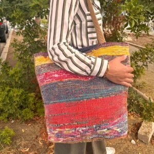 Bolso de Tapete Reciclado, Estampado Atardecer - Sundara Oriental