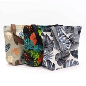Bolso Tote Tropical Sari Nomad, Diseño Surtido - Sundara Oriental